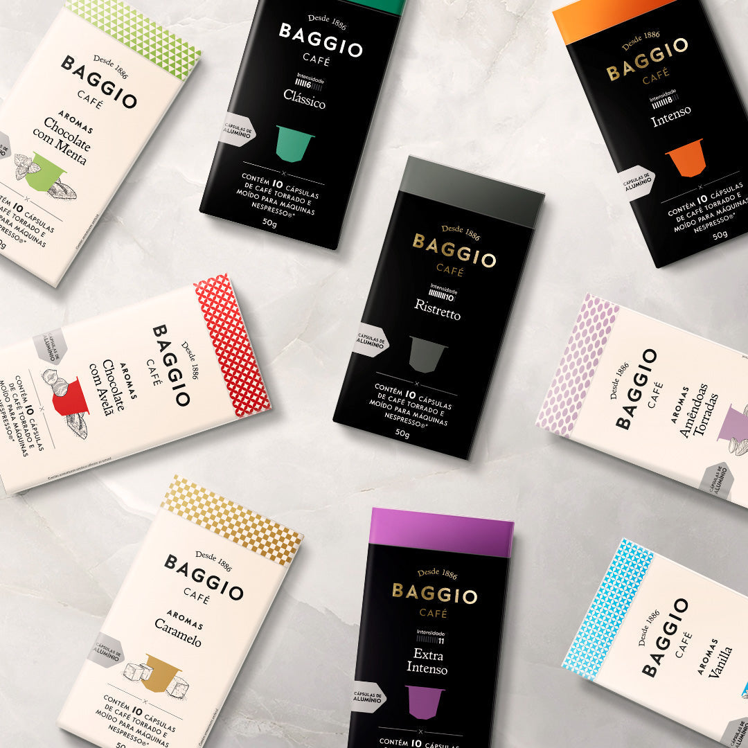 Kit Baggio Café Cápsulas Master - 100 Cápsulas + Xícara Baggio