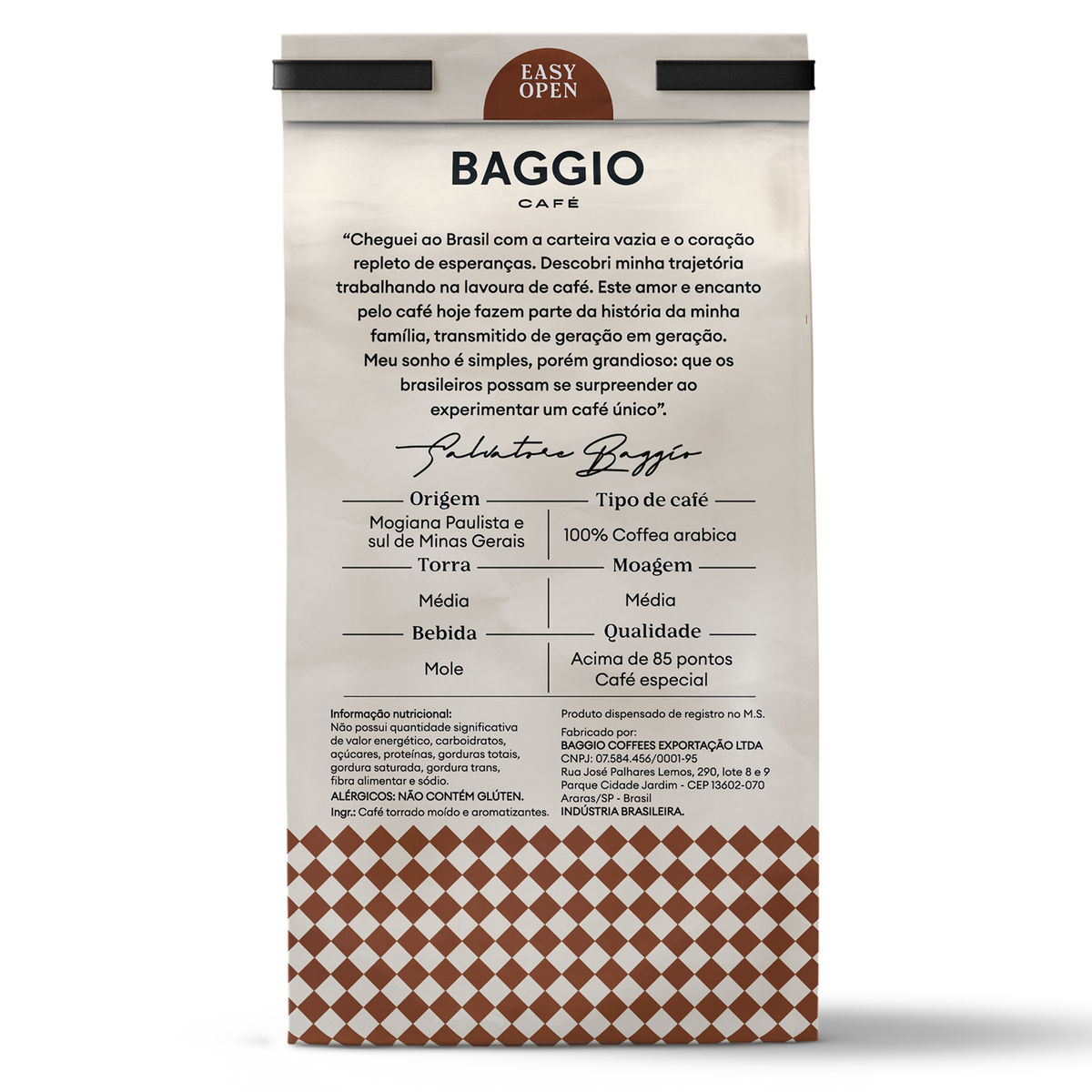 Baggio Aromas Chocolate Trufado - 250g