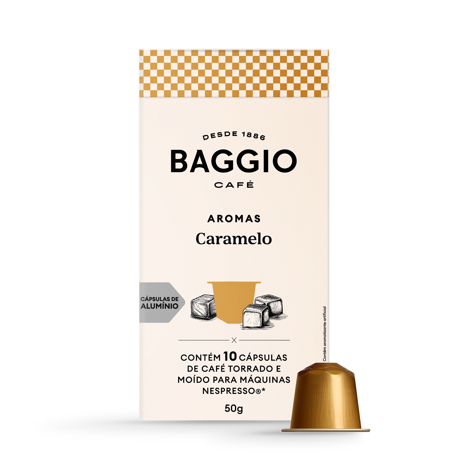 Baggio Aromas Caramelo - 10 Cápsulas p/ Nespresso*