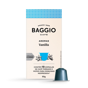 Baggio Aromas Vanilla - 10 Cápsulas p/ Nespresso*