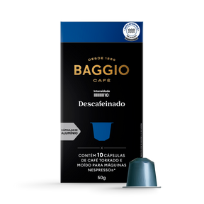Baggio Descafeinado - 10 Cápsulas p/ Nespresso*