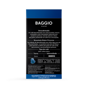 Baggio Descafeinado - 10 Cápsulas p/ Nespresso*