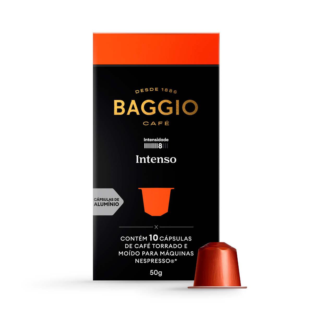 Baggio Intenso - 10 Cápsulas p/ Nespresso*