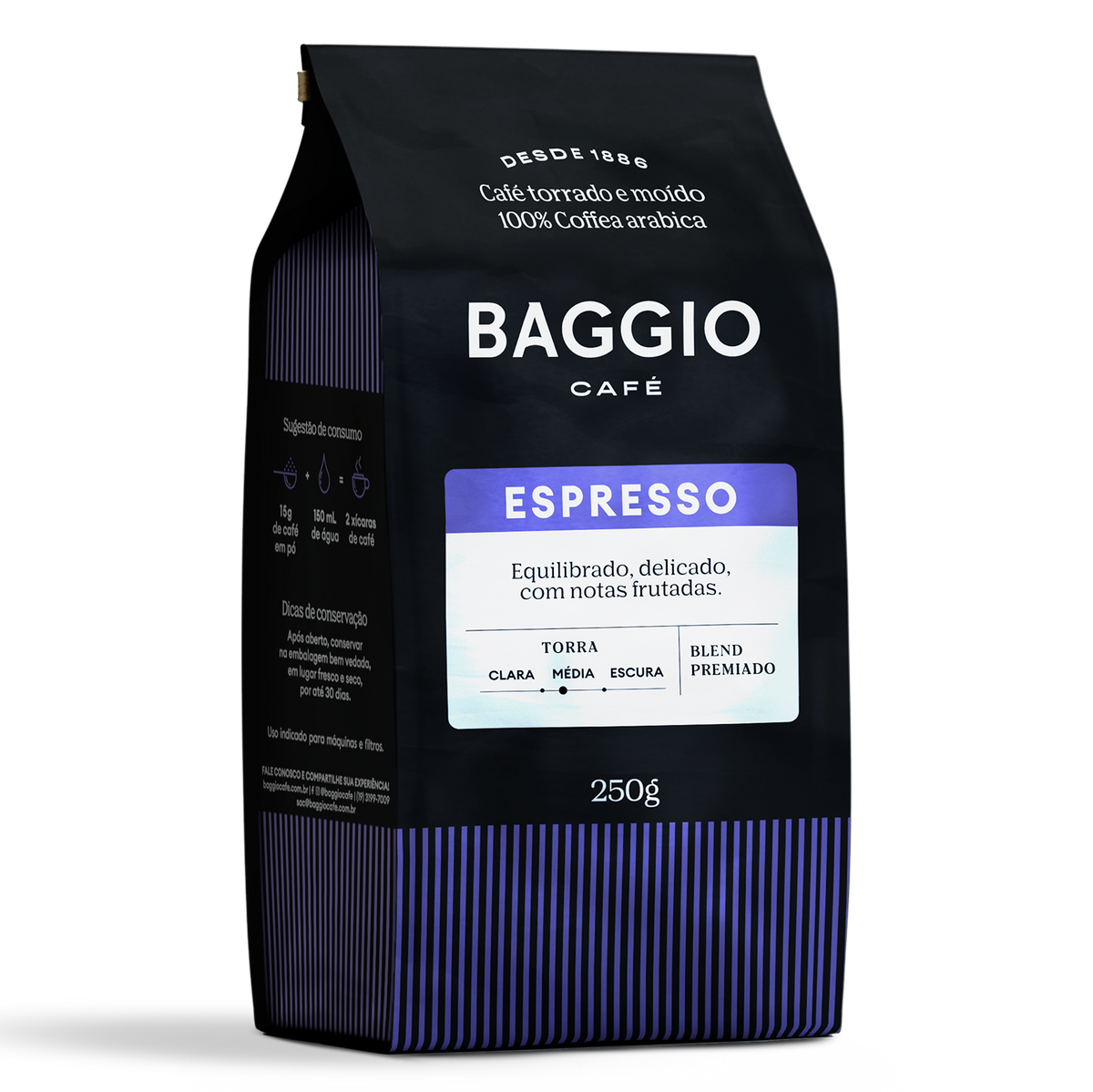 Baggio Café Espresso 250g Moído