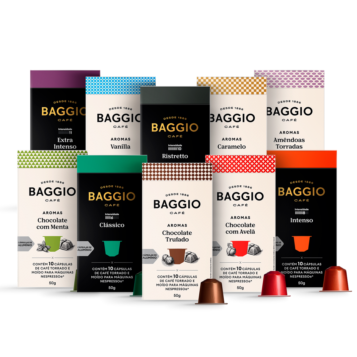 Kit Baggio Café Cápsulas Master - 100 Cápsulas + Xícara Baggio